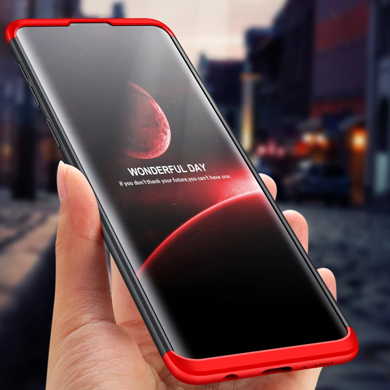 360 Full Protection Case For Samsung S10 5G Luxury Matte Hard PC Shockproof Cover Galaxy Plus S10e S10plus Bag | Мобильные телефоны