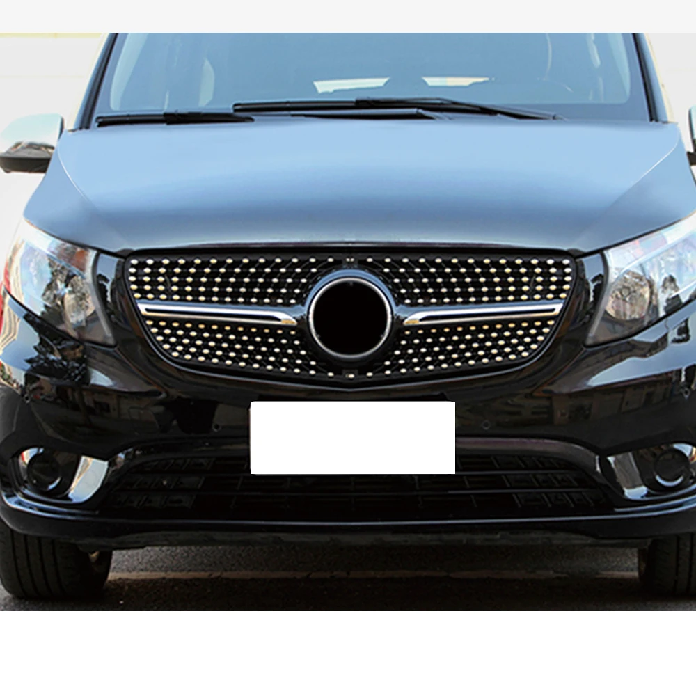 W447 ABS Алмазный Стиль передний бампер сетка решетка гриль для Benz Viano V Class V260 V250 2014