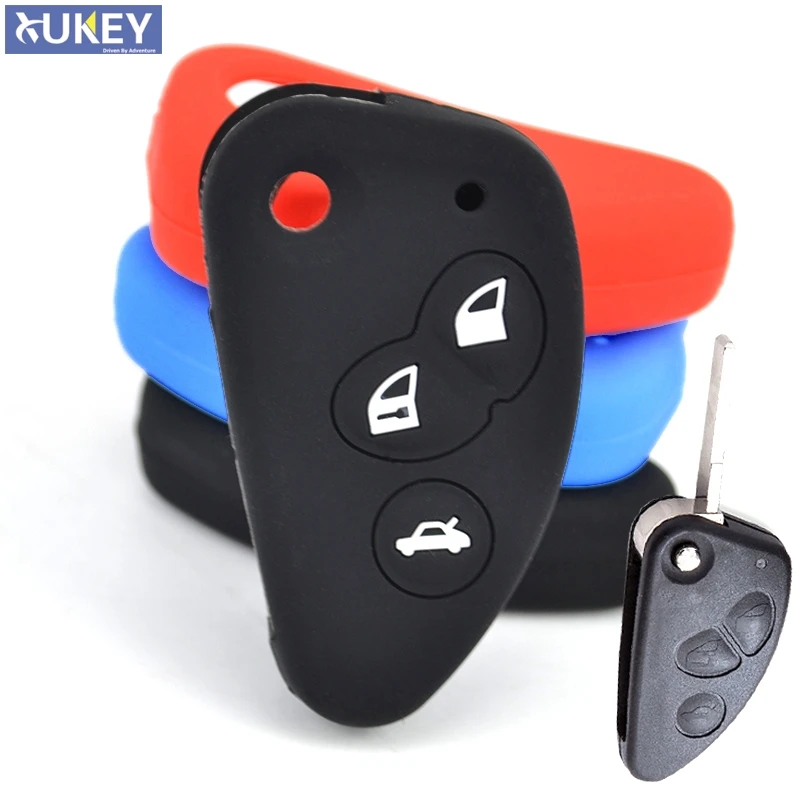 Чехол книжка для Alfa Romeo 147 156 166 Gt Jtd Ts 3 кнопки|silicone key fob|fob coversilicone fob cover |
