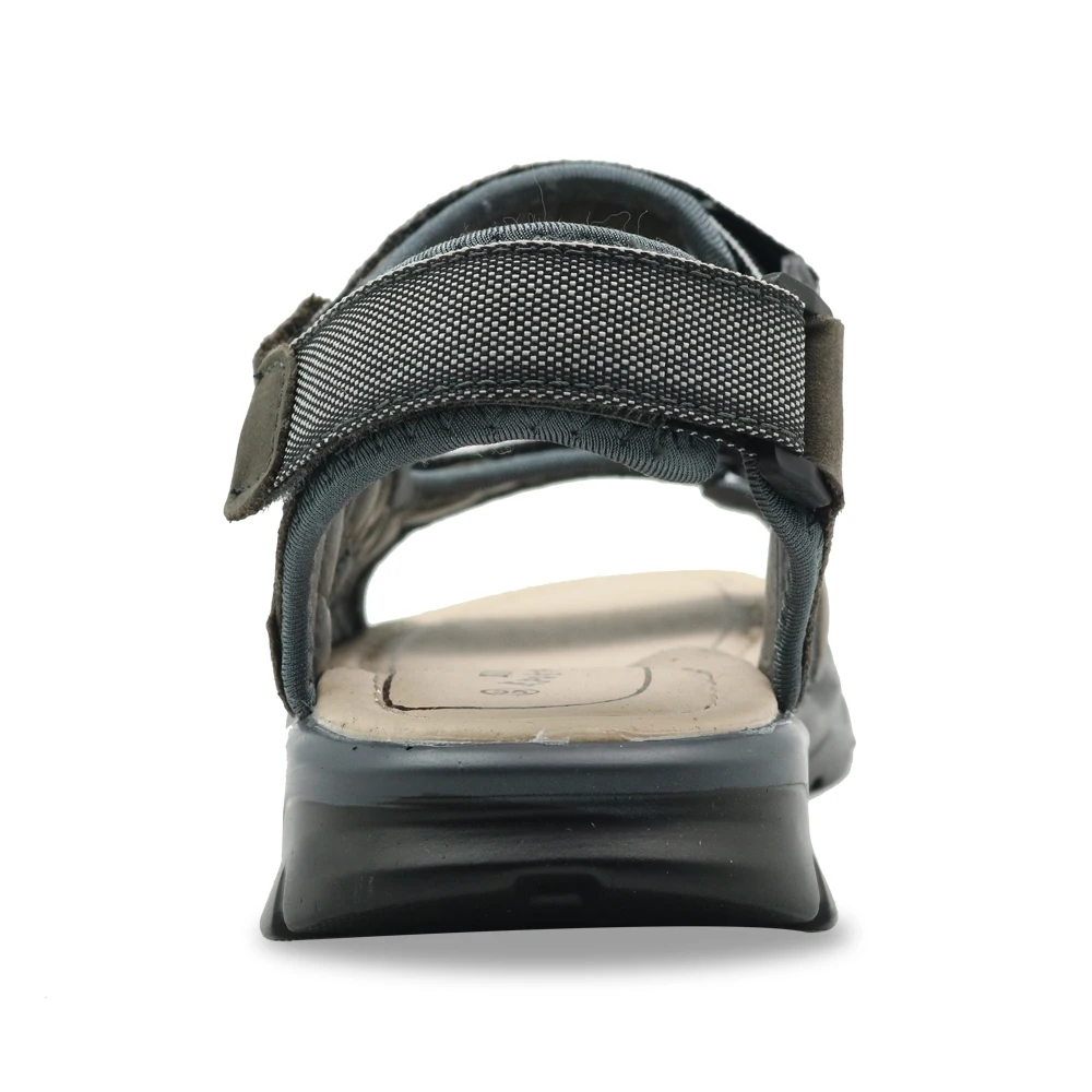 Apakowa/пляжные сандалии из мягкой натуральной кожи на липучке для маленьких