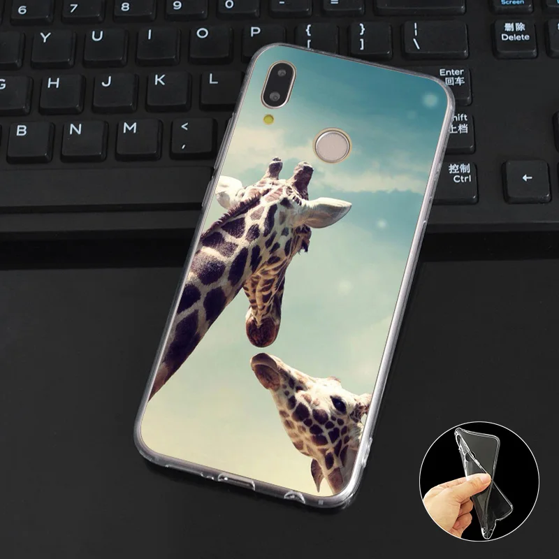 DREAMFOX M228 Funny Giraffe Soft TPU Silicone Case Cover For Huawei Honor 6A 6C 6X 7C 7X 8 Lite Pro |