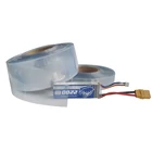 Прозрачный полихлорвиниловый корпус для аккумулятора длиной 1 м, термоусадочная трубка для проводов, пленка для аккумуляторов 2S-6S Lipo