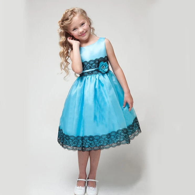 2016 Случайный Дизайнер Девушка Платье Принцессы Цветочный Печати Каждый День