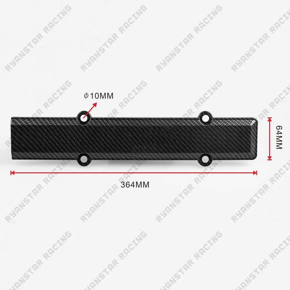 Ryanstar 1 шт. ABS углеродного волокна свечей зажигания Крышка Капота B-Series для Honda Civic B16