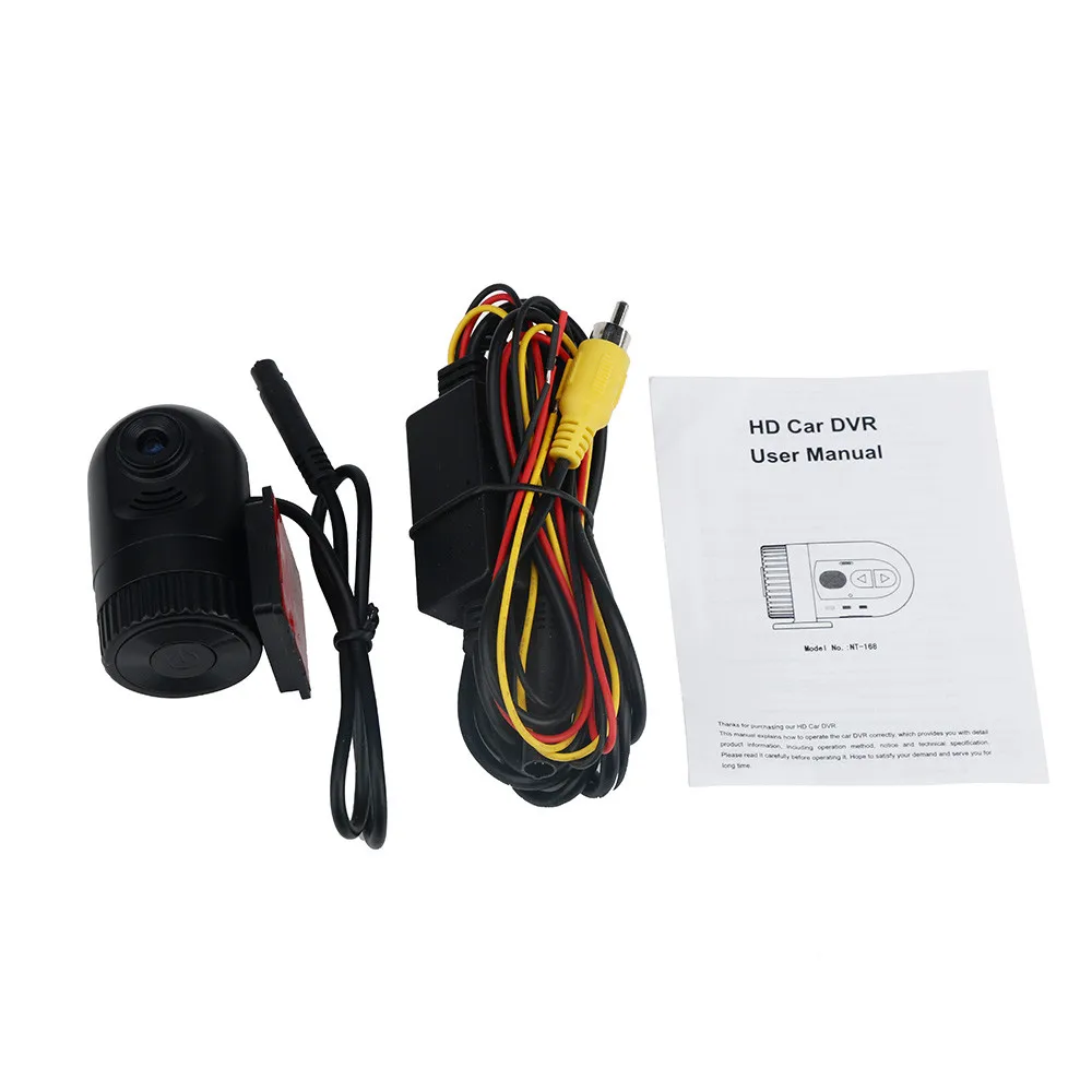 HD мини скрытая Автомобильная запись пули без головы Запись вождения ночное