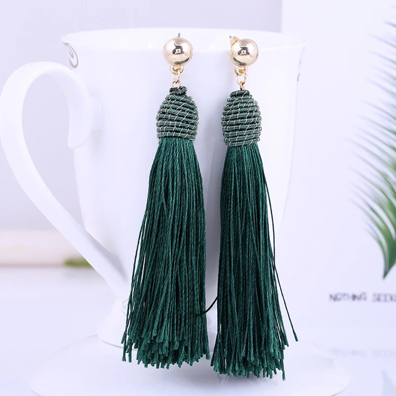 Liuxsp Liuxspliuxsp 2019 новые женские серьги Длинные Стильные с кисточками модные