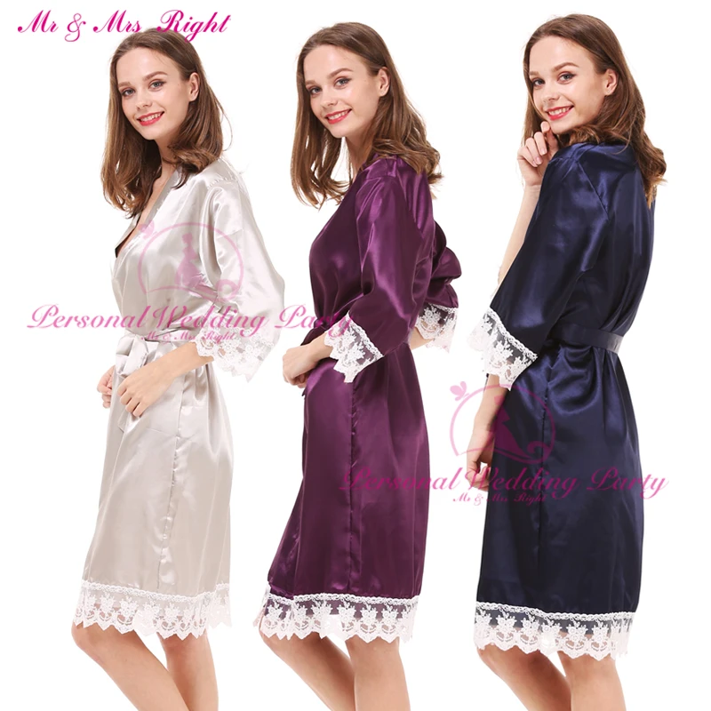 Модные кружевные банные халаты однотонное платье невесты мягкое кимоно одежда