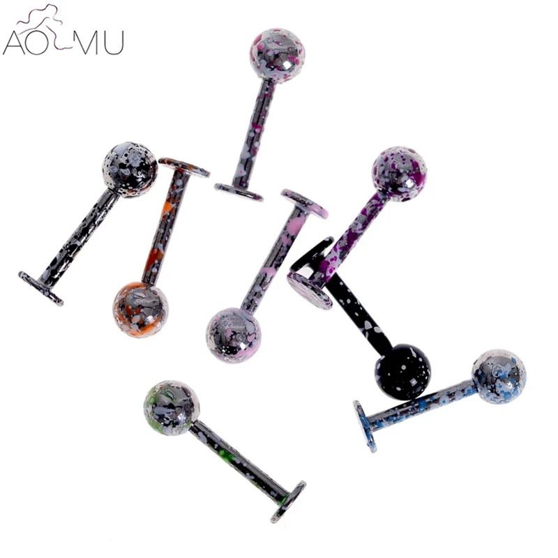 8 шт./компл. хирургическая сталь Labret Monroe Lip ювелирные изделия кольцо для пирсинга