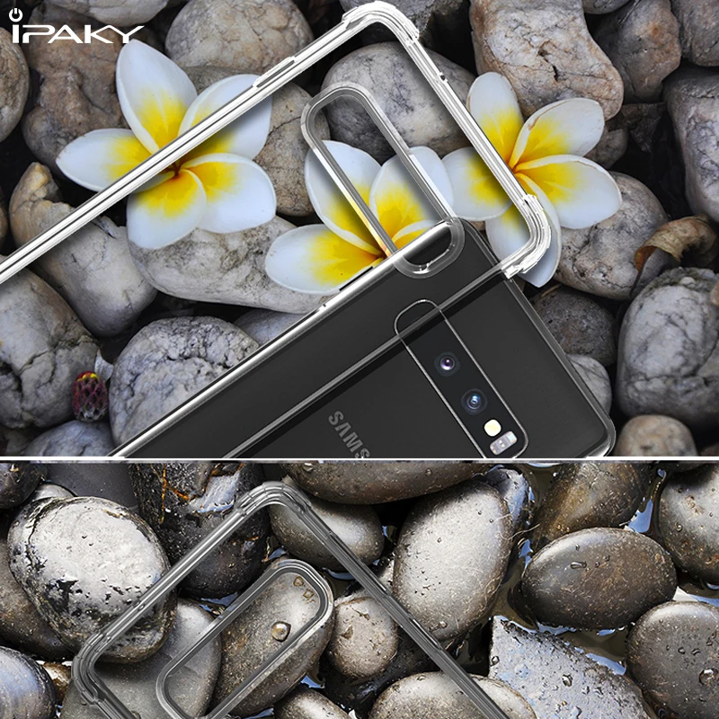 

for Samsung Galaxy S10 Case IPAKY S10e Back TPU Bumper Hybrid Transparent Shockproof Airbag Case for Samsung S10 Case
