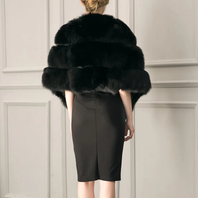 2019 роскошный зимний женский меховой платок длинный большой толстый