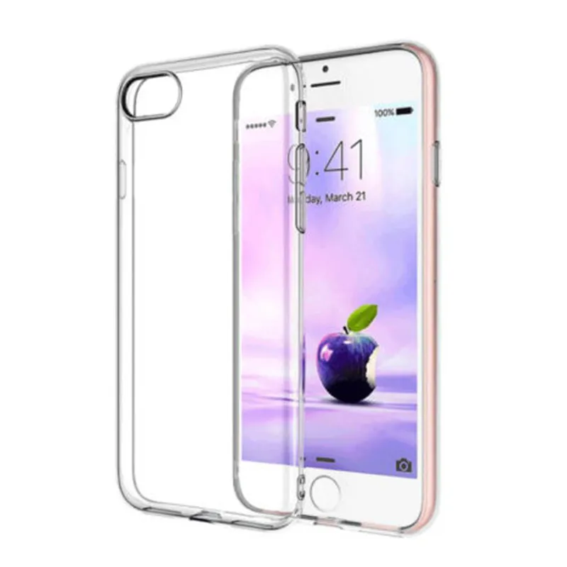 Защитный чехол для IPhone 6 прозрачный мягкий силиконовый из ТПУ 4 4S 5 5S|Бамперы| |