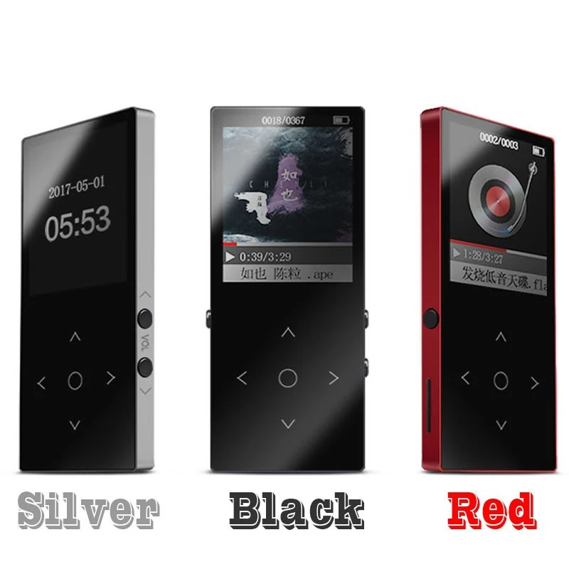 BENJIE K8 ультра тонкий 8 Гб Bluetooth Mp3 MP4 плеер 1 дюйма цветной экран без потерь звук с FM