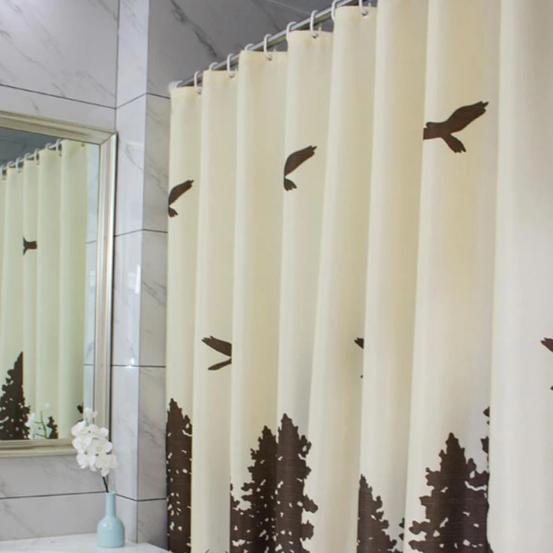 Тайна олень занавеска для душа Водонепроницаемый экологичный душевая S