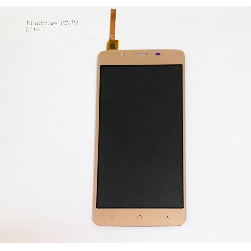 Для Blackview P2/P2 Lite ЖК-дисплей+ TP кодирующий преобразователь сенсорного экрана в сборе 5," протестированная панель дигитайзера замена