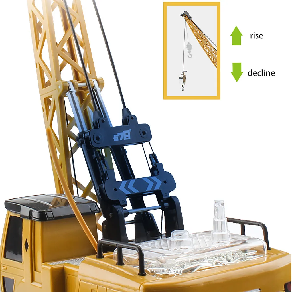 12 каналов дистанционного управления Кран на батарейках радио управление