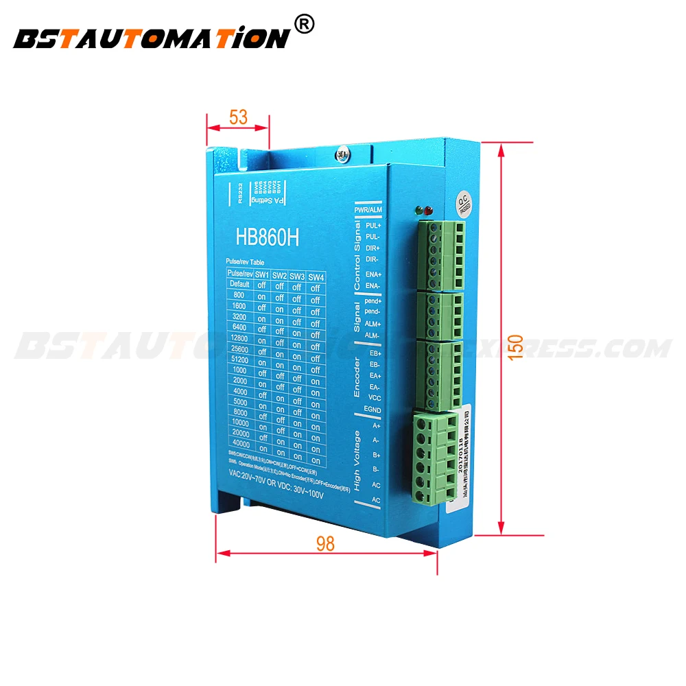 Замкнутый контур шаговый двигатель 86HB250 118B + HB860D Серводвигатель 8.5N.m (Национальная