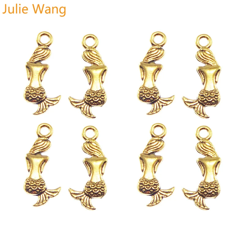 Миниатюрные Подвески Julie Wang 30 шт. модные двухсторонние ювелирные изделия из