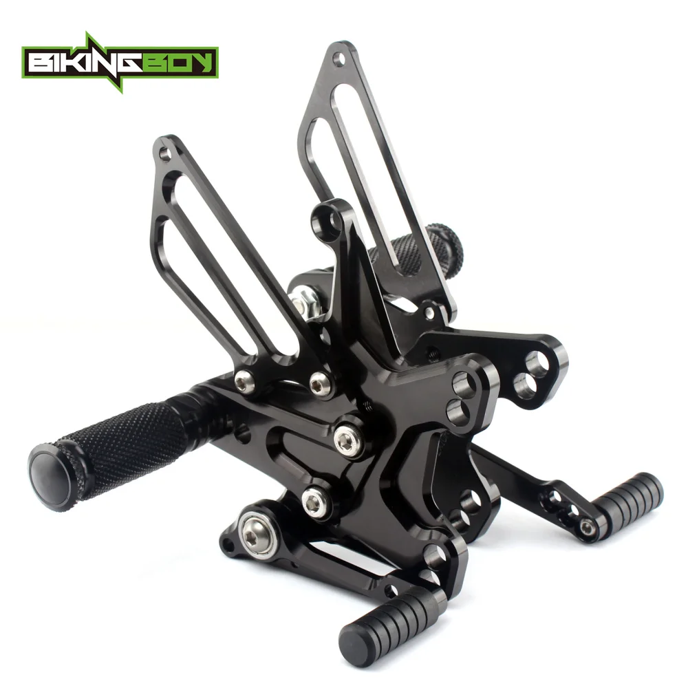 BIKINGBOY для Kawasaki Ninja ZX10R 06 07 08 2009 2010 2011 2012 2013 Rearsets педали для ног сзади комплекты регулируемый