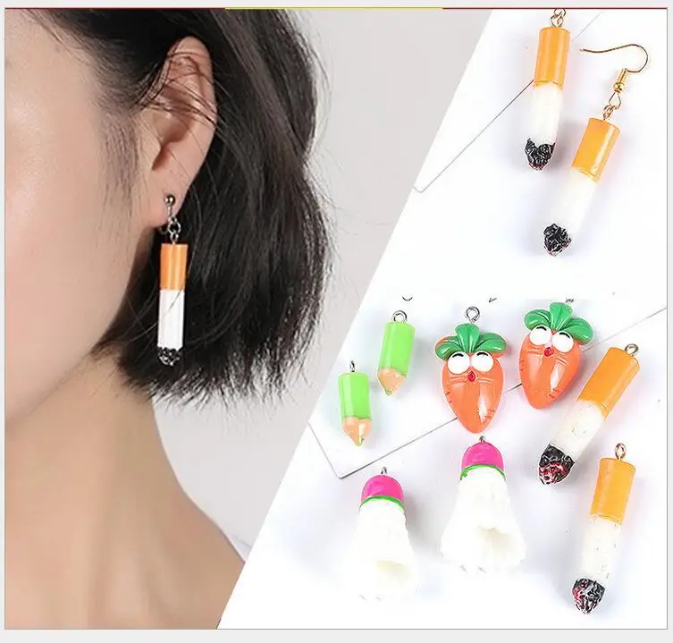 2018 new cigarette jewelry earrings diy handmade pendant | Украшения и аксессуары