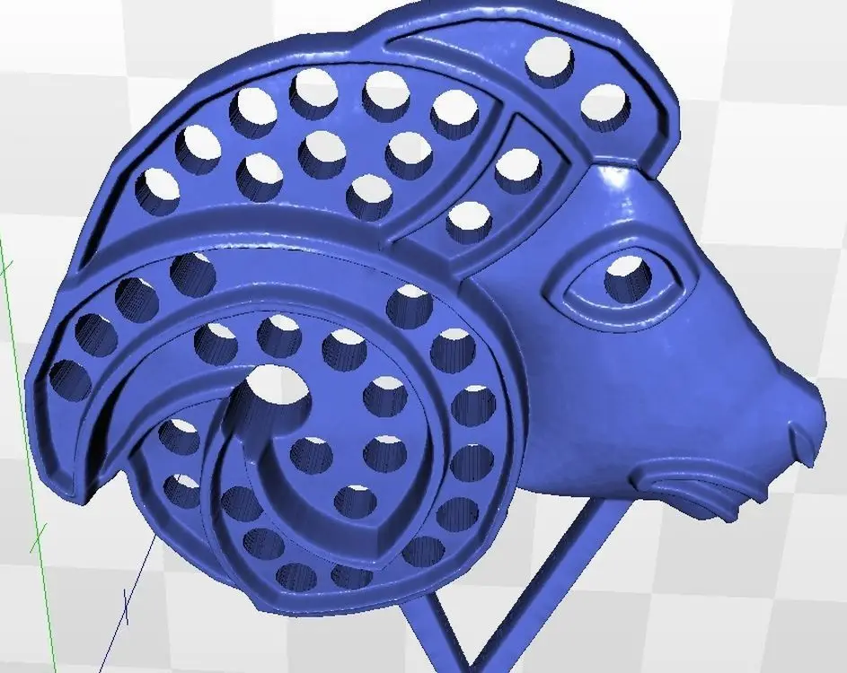 

Овца для ЧПУ в формате STL 3d модель, рельеф