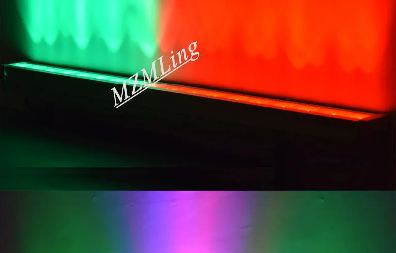 18x10 Вт RGB 3в1 Led бар с управлением пикселя IP31 настенный светильник для мытья DMX512 шайба/прожектор светильник DJ/бар/вечерние/шоу/сценический светильник