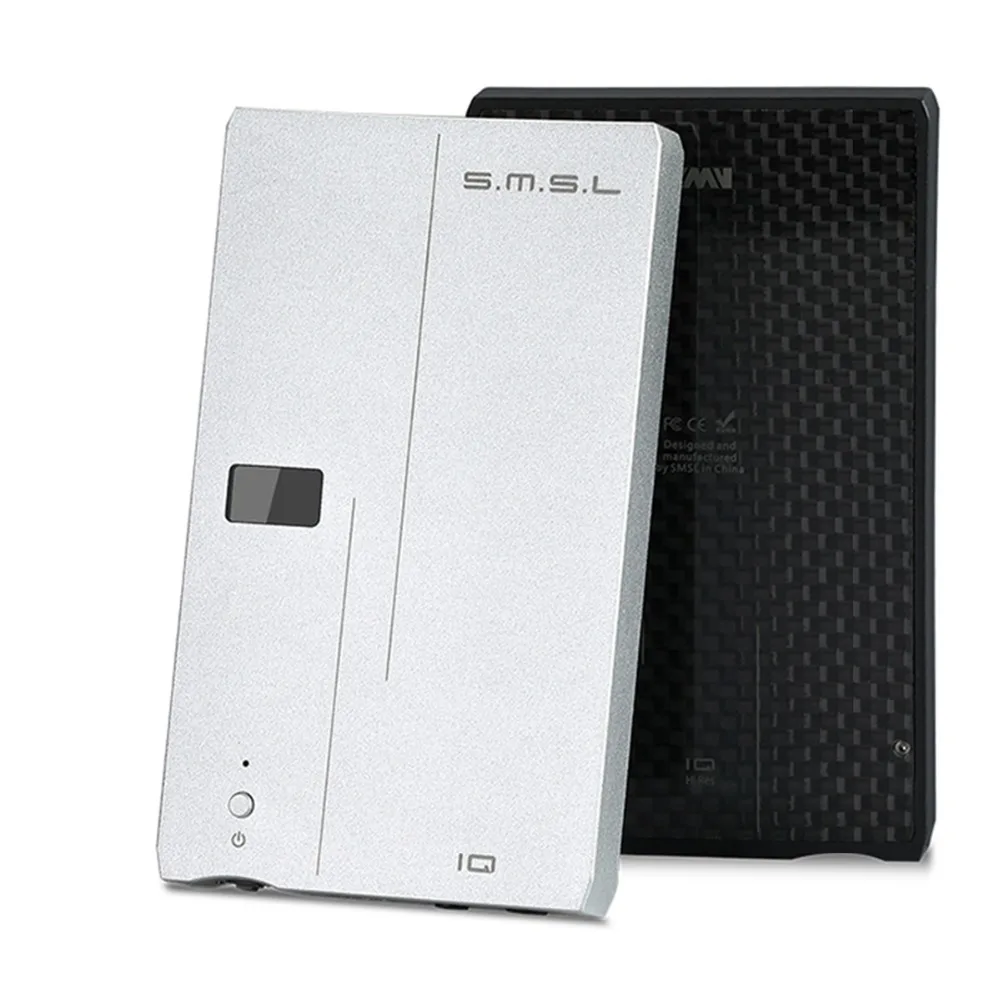 Портативный hi fi усилитель для наушников SMSL IQ MINI USB с цап DSD512 PCM 768 кгц встроенный