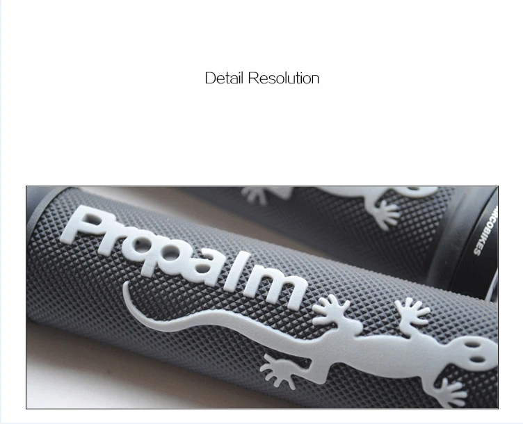 Propalm Gecko противоударные резиновые велосипедные ручки для шоссейного велосипеда MTB алюминиевый торцевой стержень с двойным фиксированным концом велосипедного руля
