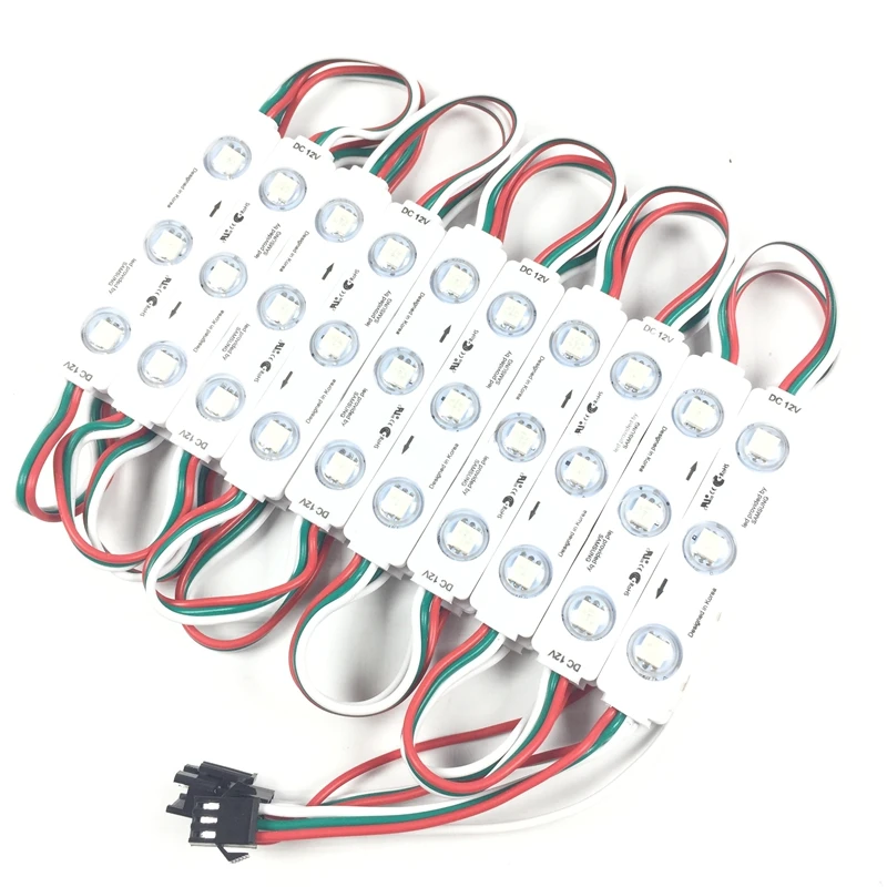 100 шт. WS2811 2811 IC 3 светодиодный 5050 RGB пиксель цифровой модульная гирлянда светильник
