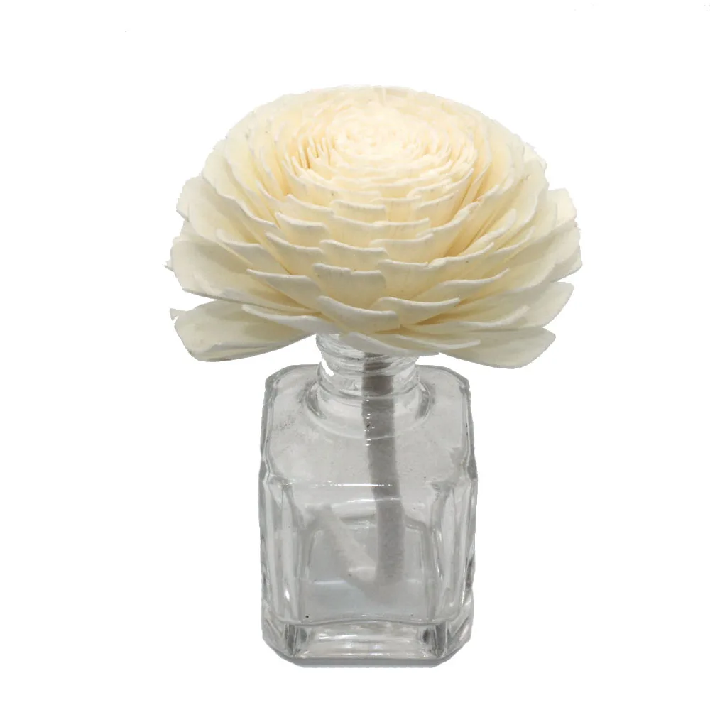 Белые Искусственные через траву цветы для аромата Рид диффузор дома гостиной