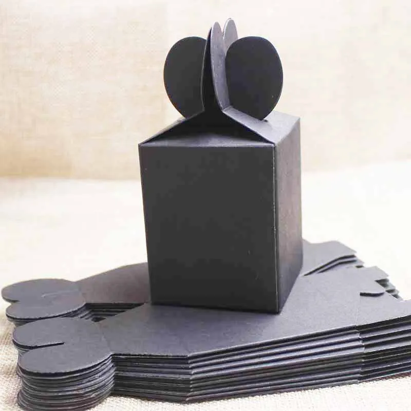 Feiluan50pcs держатель для бумаги коробка подарок дисплей и упаковка пустой DIY