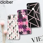 Ciciber для BQ Aquaris C U2 U X5 V VS X2 X Lite Pro Plus E5 E4.5 M5 M5.5 M4.5 задняя крышка прозрачный ТПУ чехол для телефона цветной художественный узор