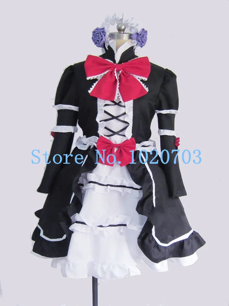 Маскарадный костюм горничной гокукоку из бронхилдра в темноте |