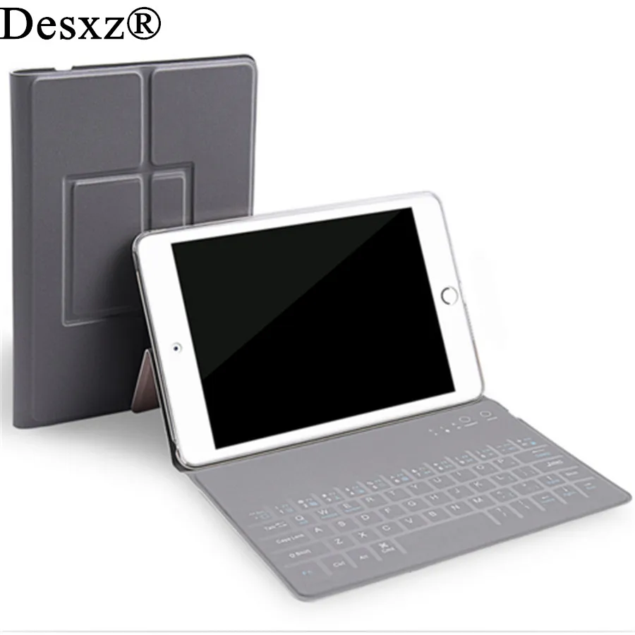 Desxz Чехлы C клавиатурой Bluetooth для Планшет iPad Pro PC 10," дюймовый чехол складной ультра тонкий защитный чехол крышка клавиатуры