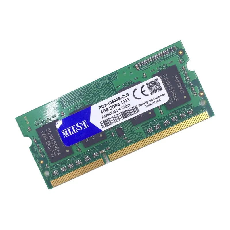 Оперативная память ddr3 4 ГБ 2 8 1333 МГц ноутбук sodimm pc3 10600 оперативная Гб | Компьютеры и