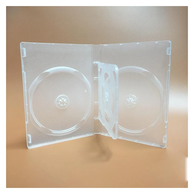 188X135X20 мм абсолютно 1 шт 4DVD прозрачный мягкий пластиковый чехол с держателем/4 диска