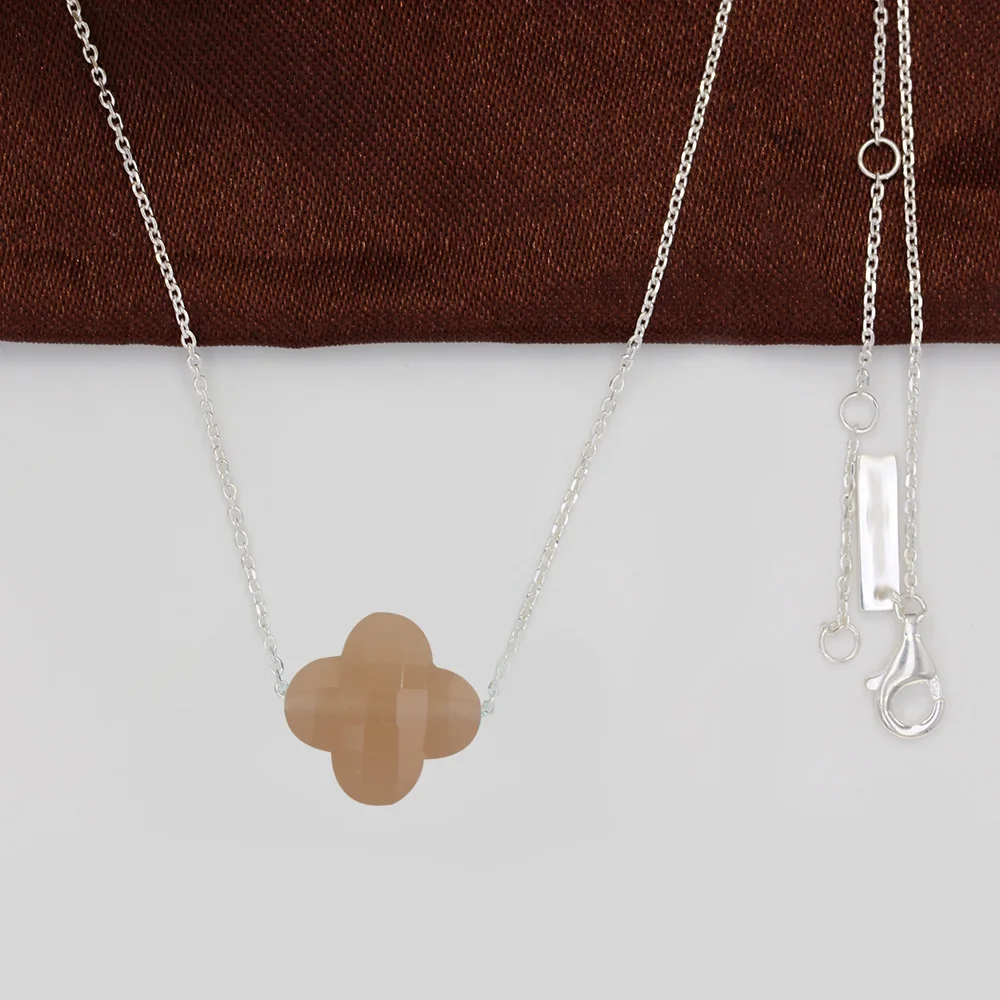 Лучший модный бренд ювелирные изделия 925 пробы Серебряное ожерелье со стразами