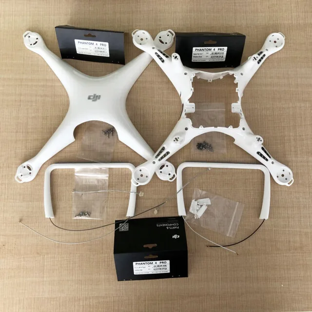 1 full set Подлинная часть корпуса DJI Phantom 4 Pro верхняя средняя крышка шасси с компасом винт запасная часть 5 6 7 для DJI P4P - Цвет: 1 full set