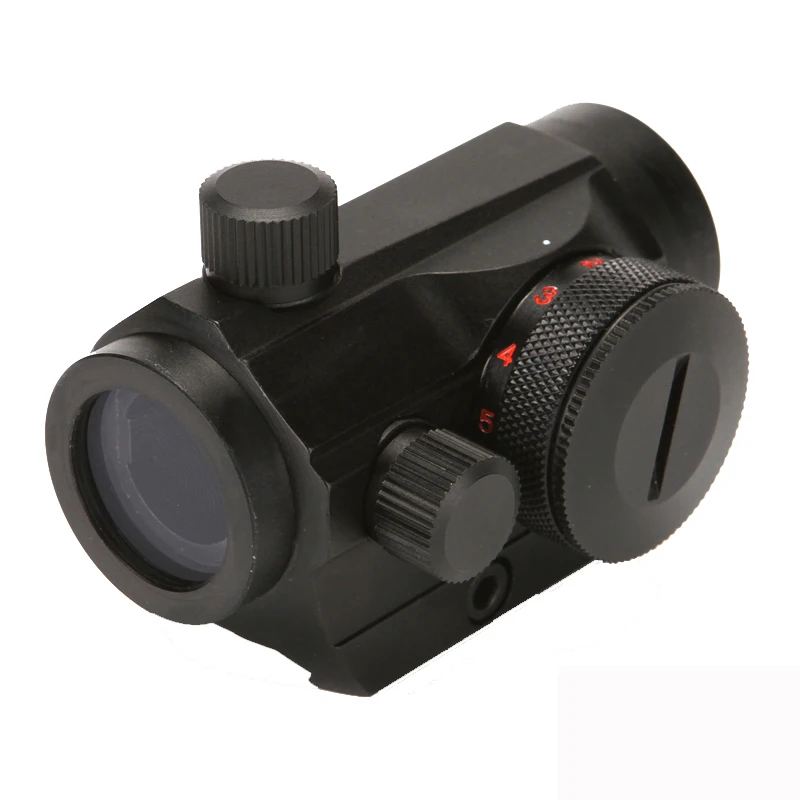 Охотничий Тактический прицел Mini 1x22 red green illuninaed dot с 20 мм Weaver Rail Mount для