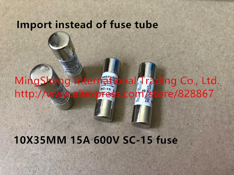

Оригинальный новый 100% импорт вместо предохранителя 10X35MM 15A 600V SC-15 предохранитель