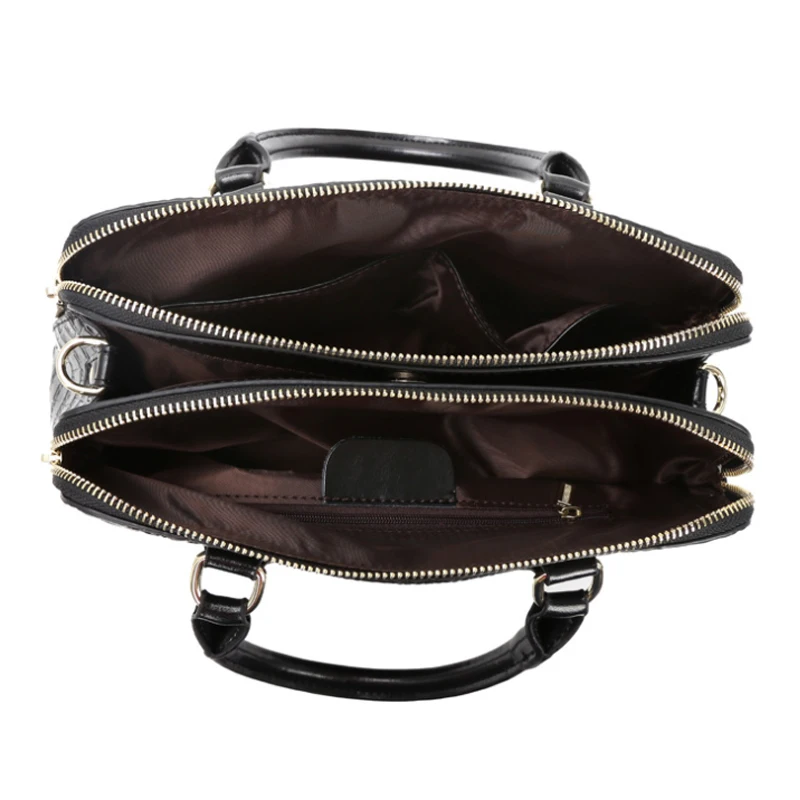 Женская сумка тоут из натуральной кожи с имитацией крокодила|luxury brand women bag|luxury