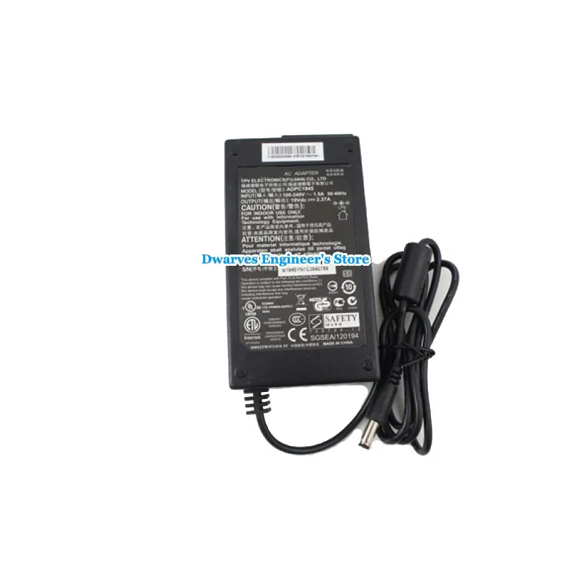Подлинная ADPC1945 ADPC1936 Ноутбук 19V 2.37A 45W для PHILIPS 224E5Q 234E5 237E4Q 247E6Q 247E4L ЖК монитор OADPC1945