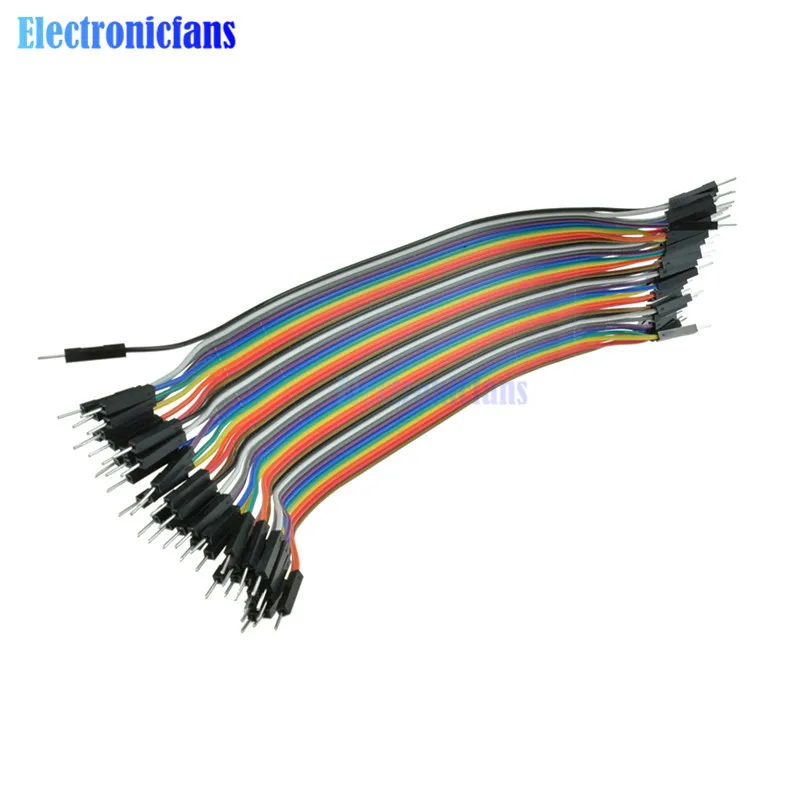 

5*40pcs 20cm male to male 2.54MM 1P 1P Dupont cables