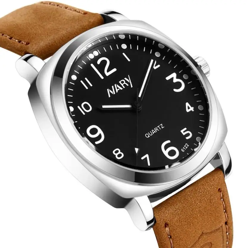 Новые модные мужские часы подарок высококачественные наручные кварцевые