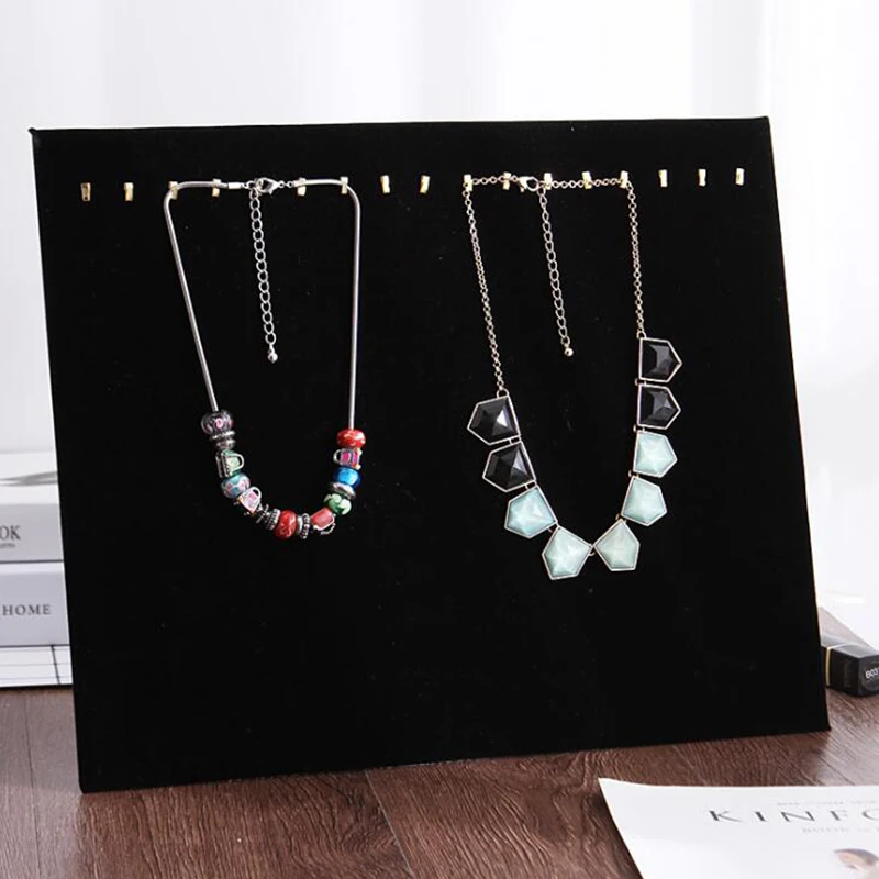 Вельветовая подвеска с 17 крючками для хранения ювелирных изделий|Упаковка и