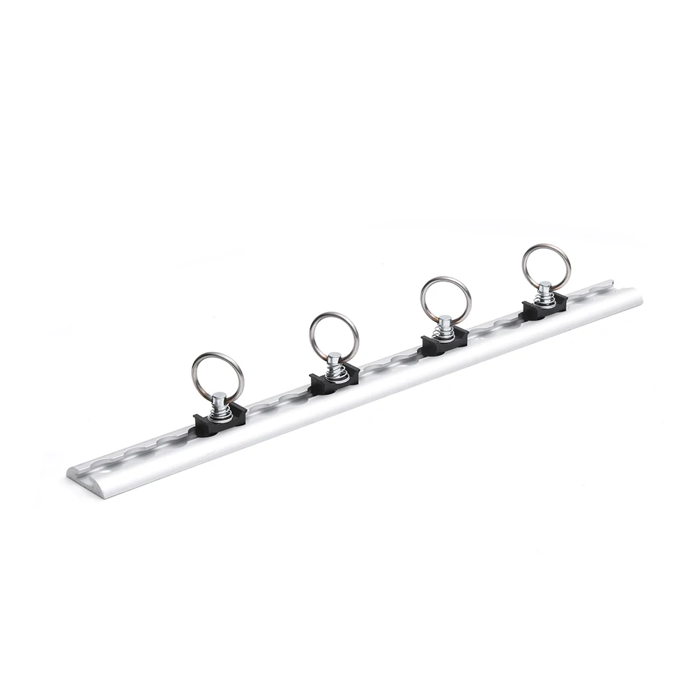 50 см L Track Airline Rail с одной штуцер Tie Down Anchor Quick Release Ring Spring Bolt 19 6 дюйма|Накладки и