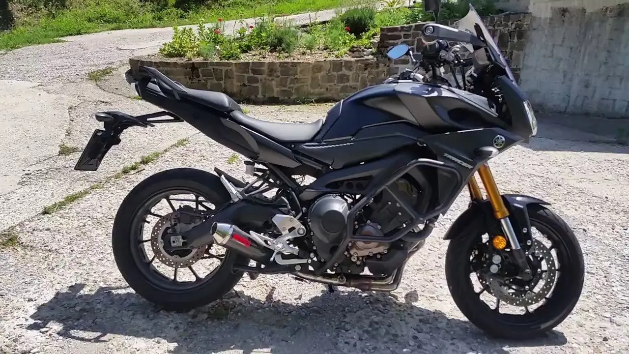 Черный Защитный кожух двигателя Краш бар Рамка протектор для Yamaha MT09 MT 09 tractracer FJ09 FJ-09