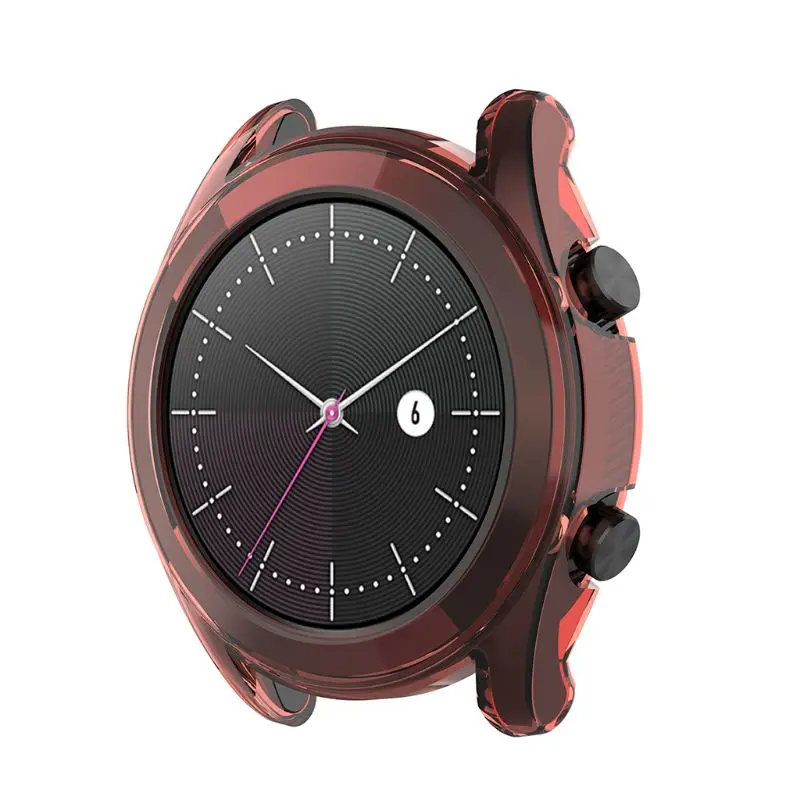 Тонкий защитный чехол из ТПУ с защитой от царапин для huawei Watch GT 42 мм чехол рамка оболочка Смарт-часы аксессуары