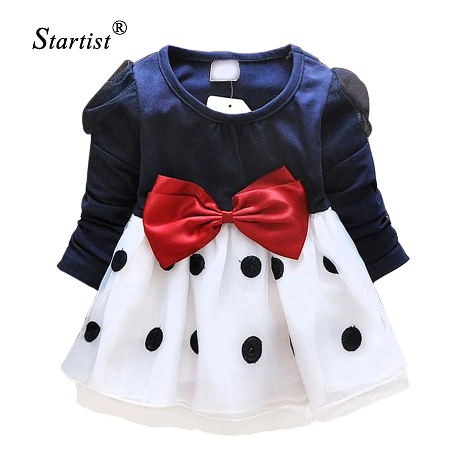 Новейшие осенние платья для маленьких девочек весеннее платье принцессы с