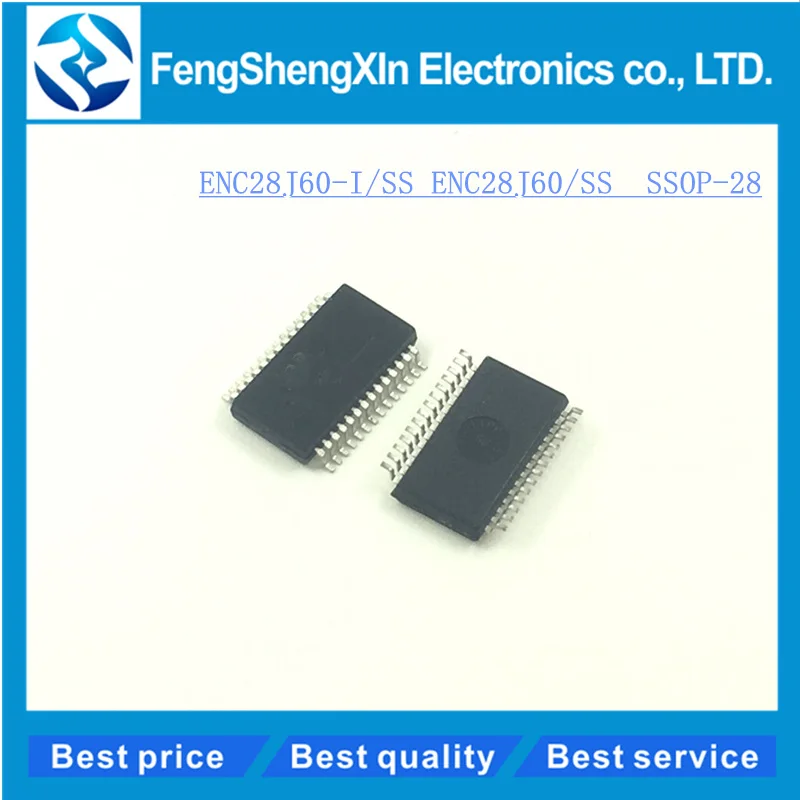 

10 шт./лот ENC28J60-I/SS ENC28J60 SPI интерфейс Ethernet контроллер Чип пакет ENC28J60/SS SSOP28