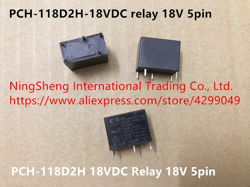 

Original new 100% PCH-118D2H genuine import PCH-118D2H-18VDC relay 18V 5pin